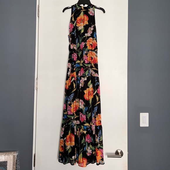 Sam Edelman Floral tiered maxi with high neck- worn once! In perfect condition - Picture 2 of 8